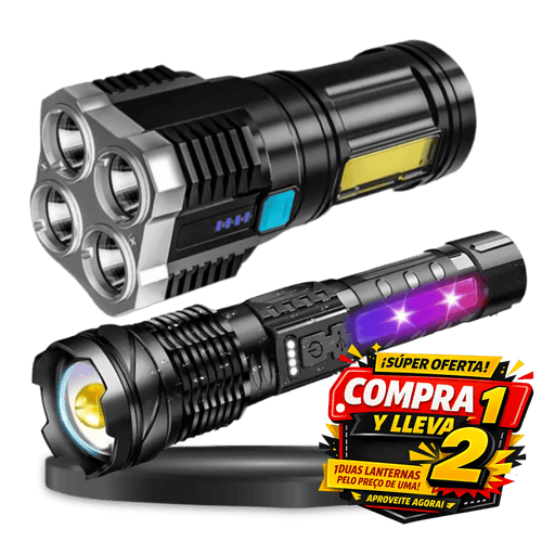 [COMPRE 1 Y LLEVA 2] Linternas Light Power™ 3.0 — La Más Poderosa del Mercado! + 2 regalos!