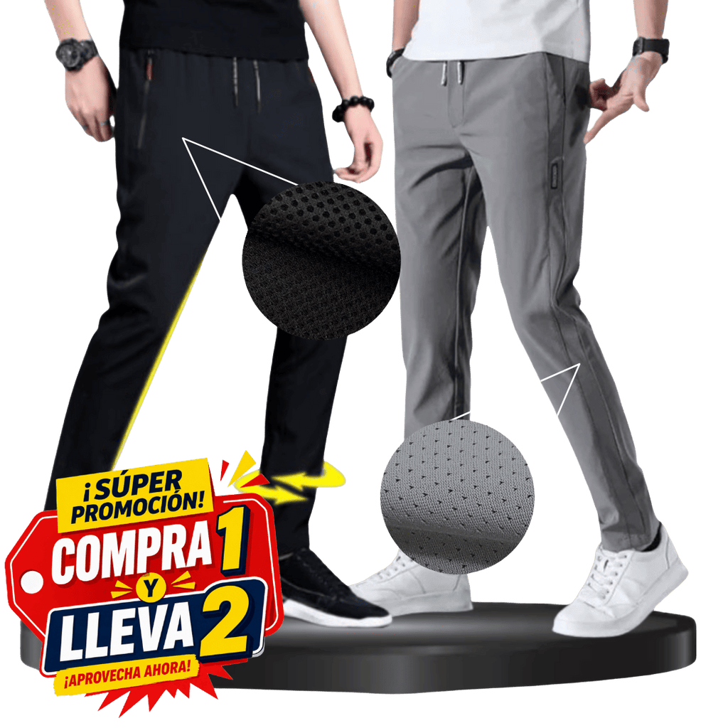 [COMPRE 1 Y LLEVA 2] Pantalones Flex Confort™ 3.0 — Ultra Flexibles y Transpirables