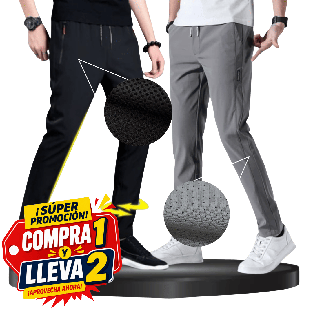 [COMPRE 1 Y LLEVA 2] Pantalones Flex Confort™ 3.0 — Ultra Flexibles y Transpirables